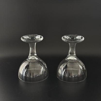 Italienske designglas med snoet stilk – sæt med 2 - Frøken Lilly