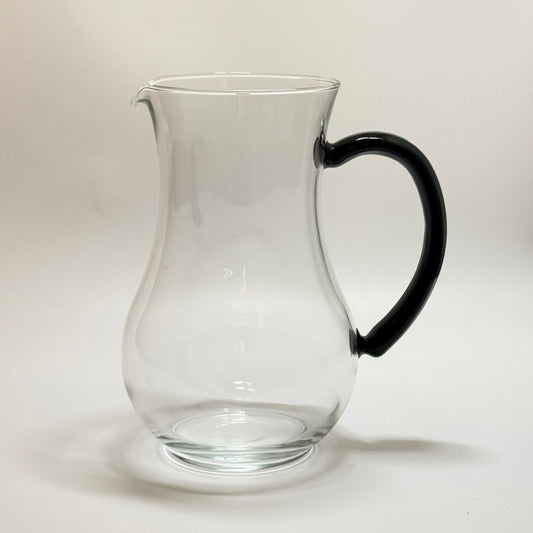Luminarc “Domini” glaskande med sort hank – 1980’erne - Frøken Lilly