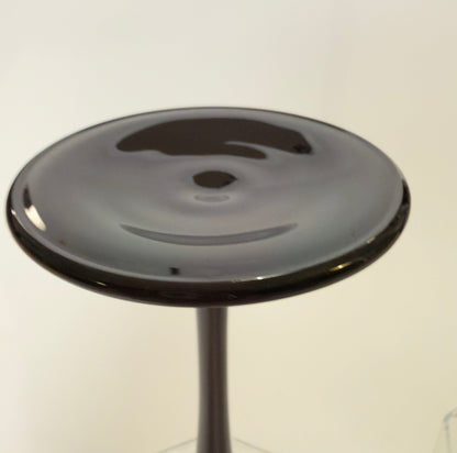 Luminarc Octime rødvinsglas med sort stilk — fransk retrodesign fra 80’erne - Frøken Lilly