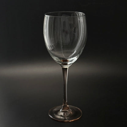 Luminarc rødvinsglas med rosafarvet stilk – fransk vintage - Frøken Lilly