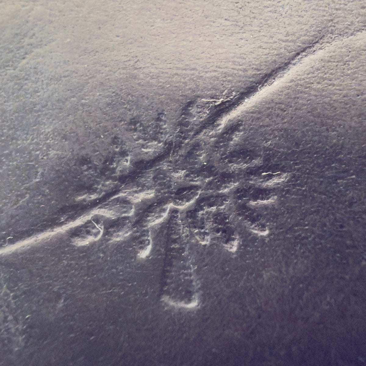 Mulberry nøgleetui i sort læder med Patchwork Croc-prægningerne - Frøken Lilly