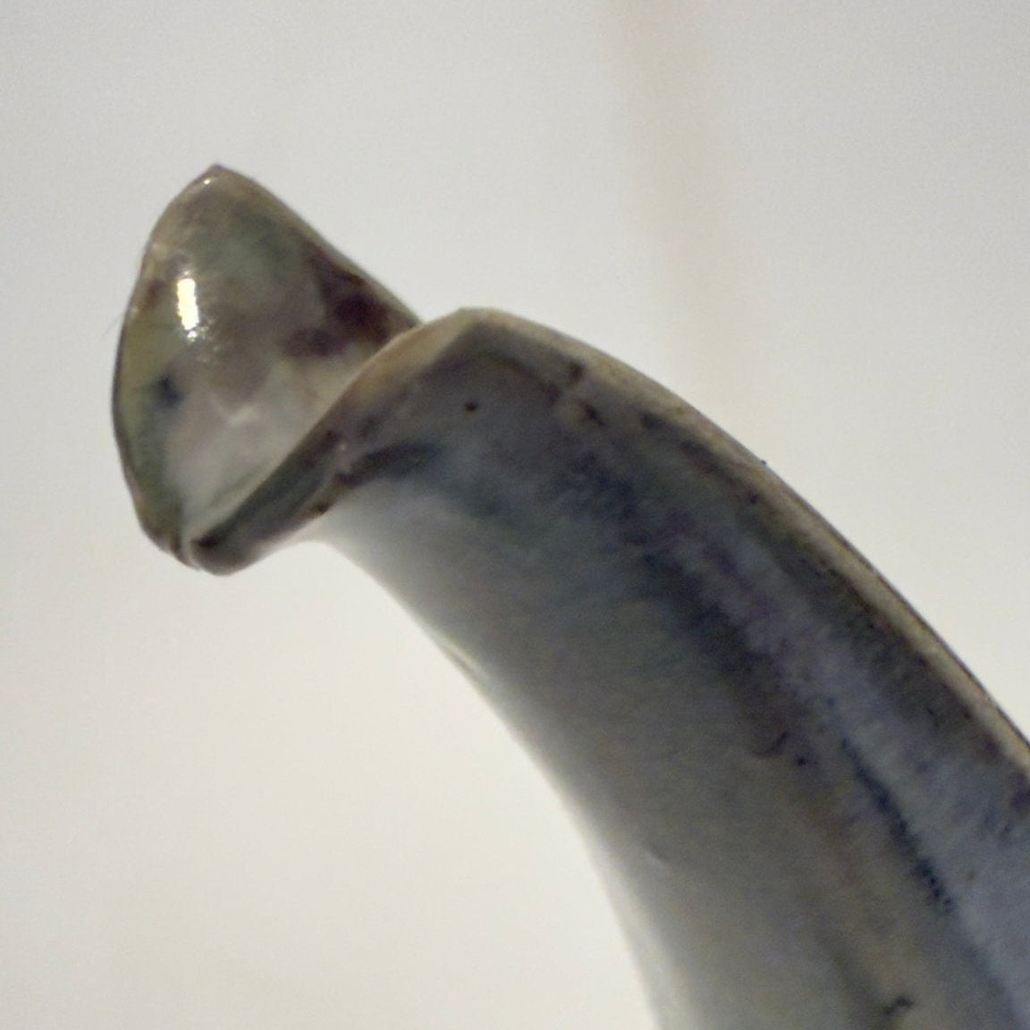 Niels Huang kande – dansk studiokeramik – signeret – skulpturel form 22 cm - Frøken Lilly