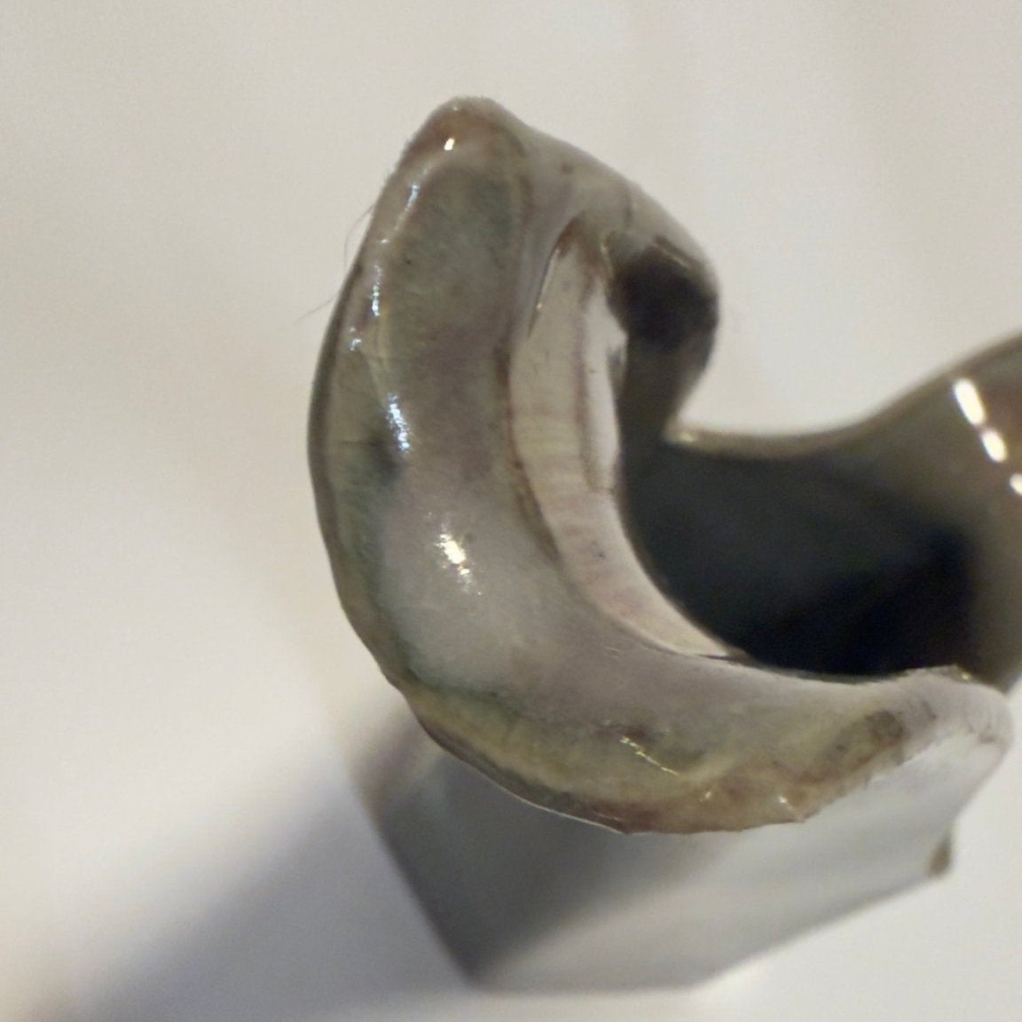Niels Huang kande – dansk studiokeramik – signeret – skulpturel form 22 cm - Frøken Lilly