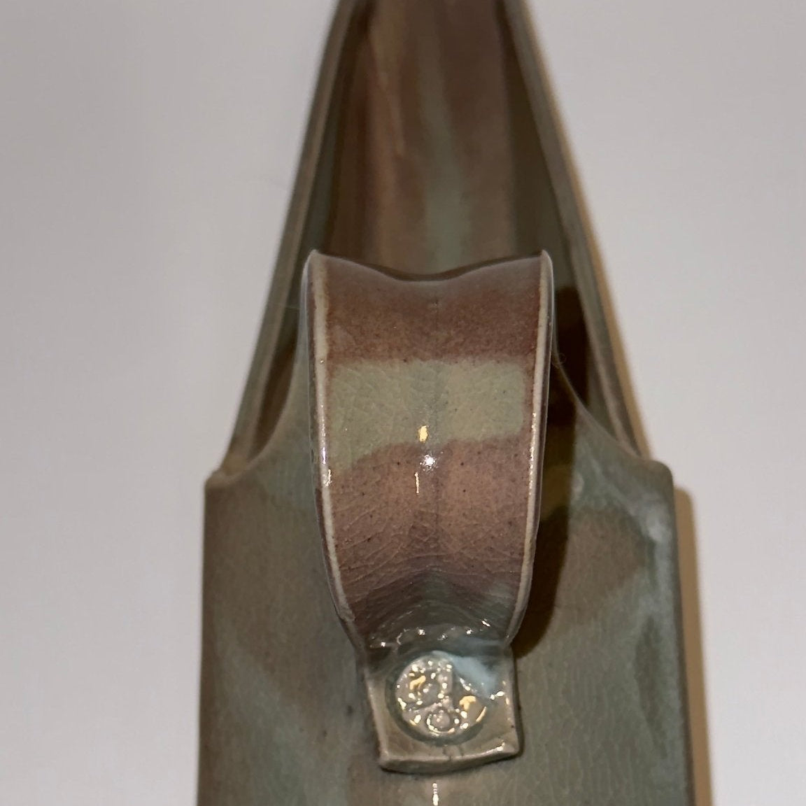 Niels Huang kande – dansk studiokeramik – signeret – skulpturel form 22 cm - Frøken Lilly