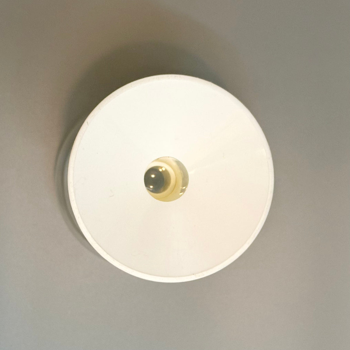 Originale Bodum Oktett vinglas, hvid plaststilk, dansk design af Carsten Jørgensen, 1970'erne - Frøken Lilly