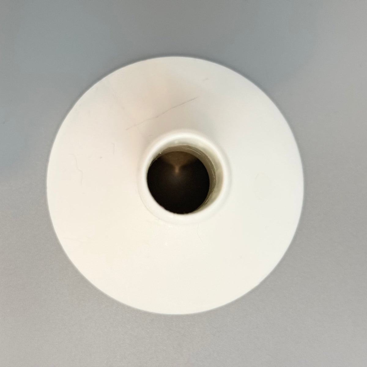 Originale Bodum Oktett vinglas, hvid plaststilk, dansk design af Carsten Jørgensen, 1970'erne - Frøken Lilly