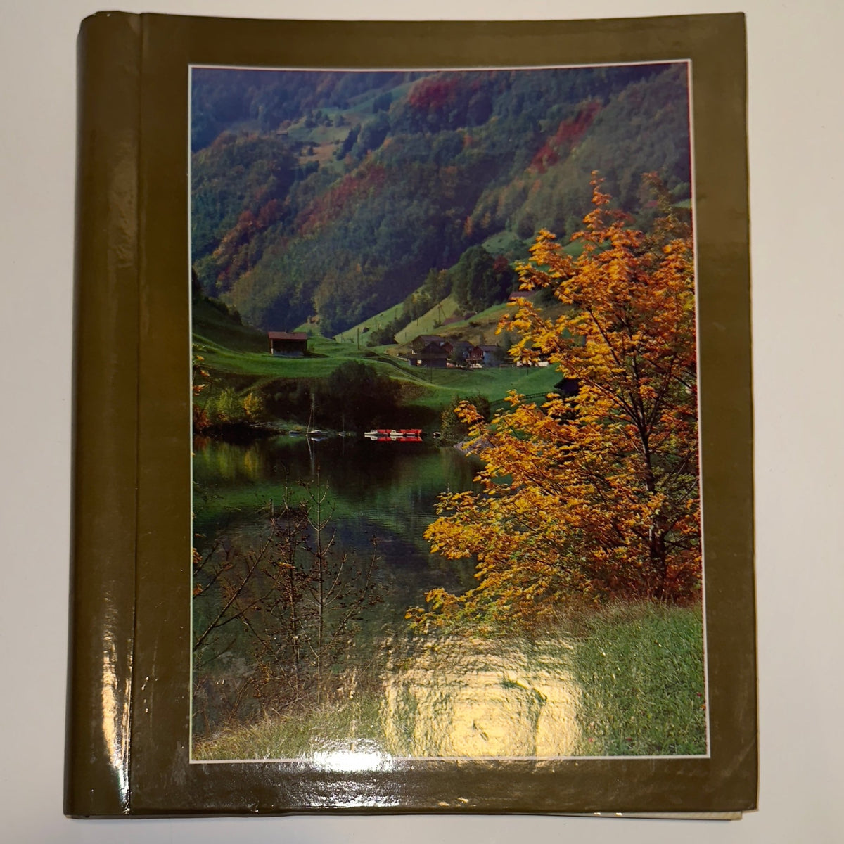 Retro glansbillede/fotoalbum med selvklæbende sider - samlerobjekt fra 1960 - 80'erne - Frøken Lilly