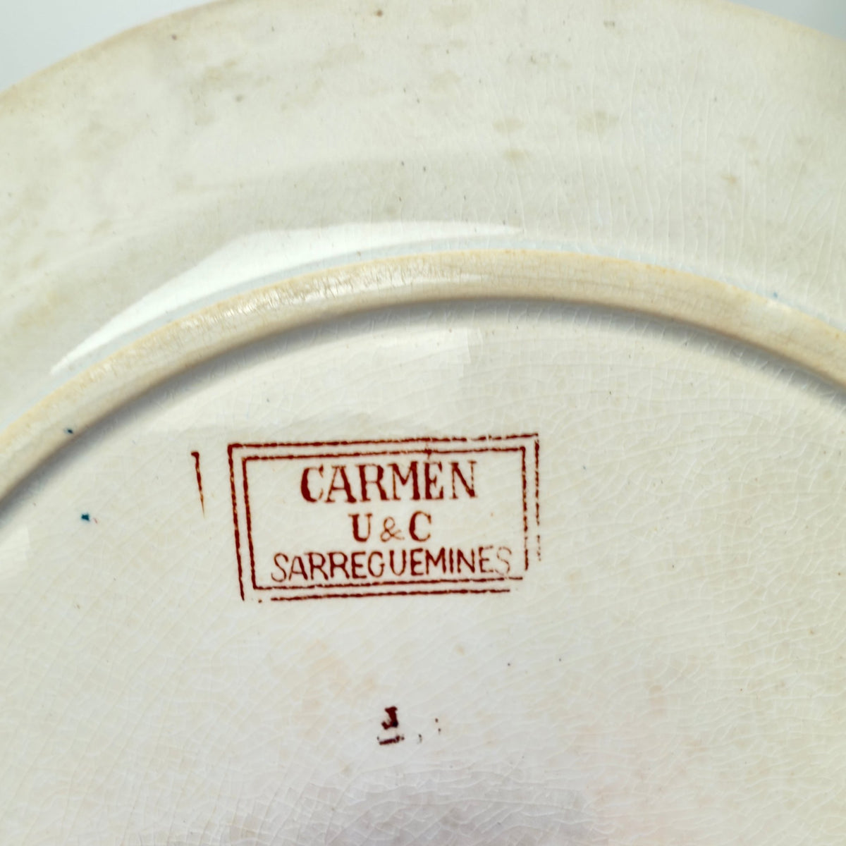 Sarreguemines - Carmen, spisetallerkener 22 cm, fransk antik (flere varianter) - Frøken Lilly