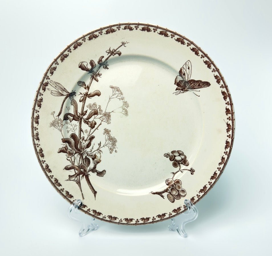 Sarreguemines - Carmen, spisetallerkener 22 cm, fransk antik (flere varianter) - Frøken Lilly