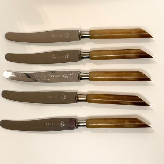 Solingen rustfri smørknive nr. 56 – sæt med 5 - Frøken Lilly