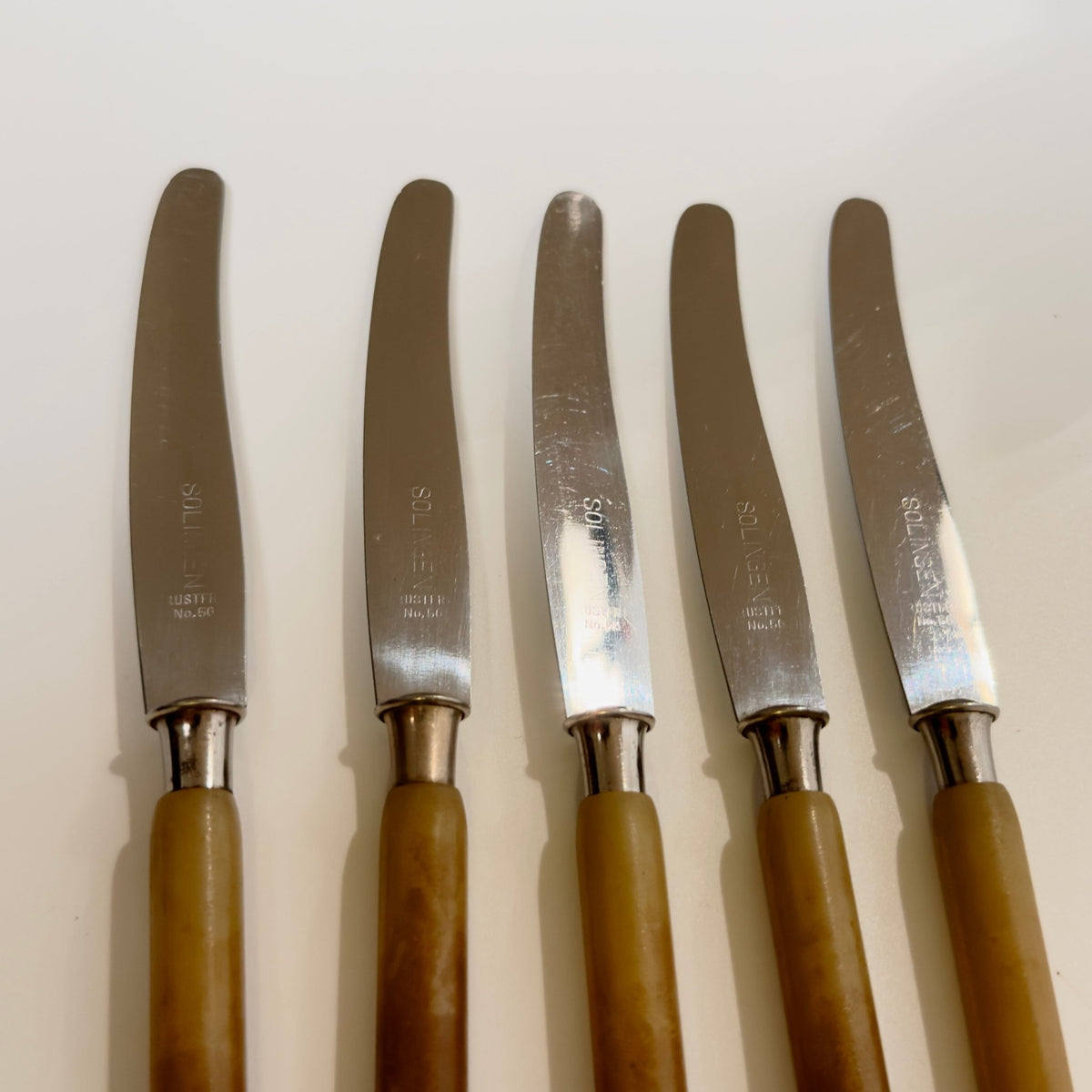 Solingen rustfri smørknive nr. 56 – sæt med 5 - Frøken Lilly