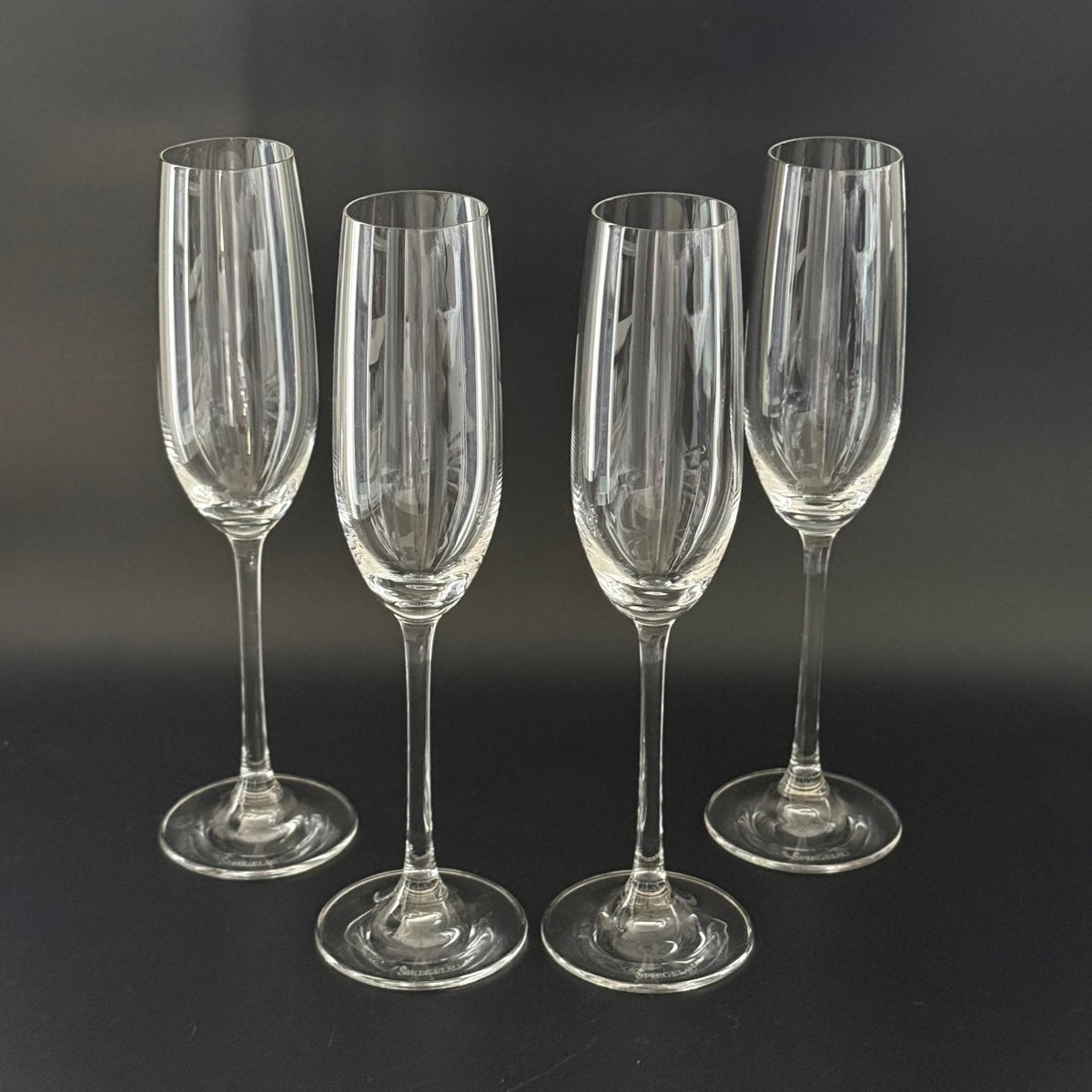 Spiegelau Salute champagneglas 4 stk – 24,5 cm elegante flute glas - Frøken Lilly