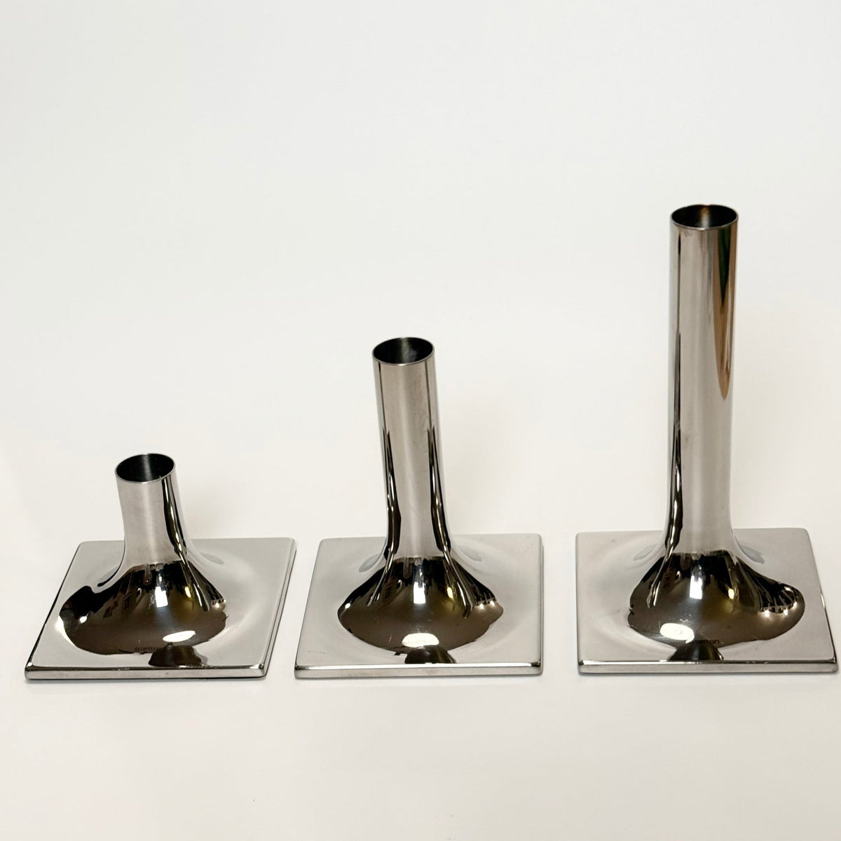Stelton lysestager i rustfrit stål – design Markus Jehs & Jürgen Laub - Frøken Lilly