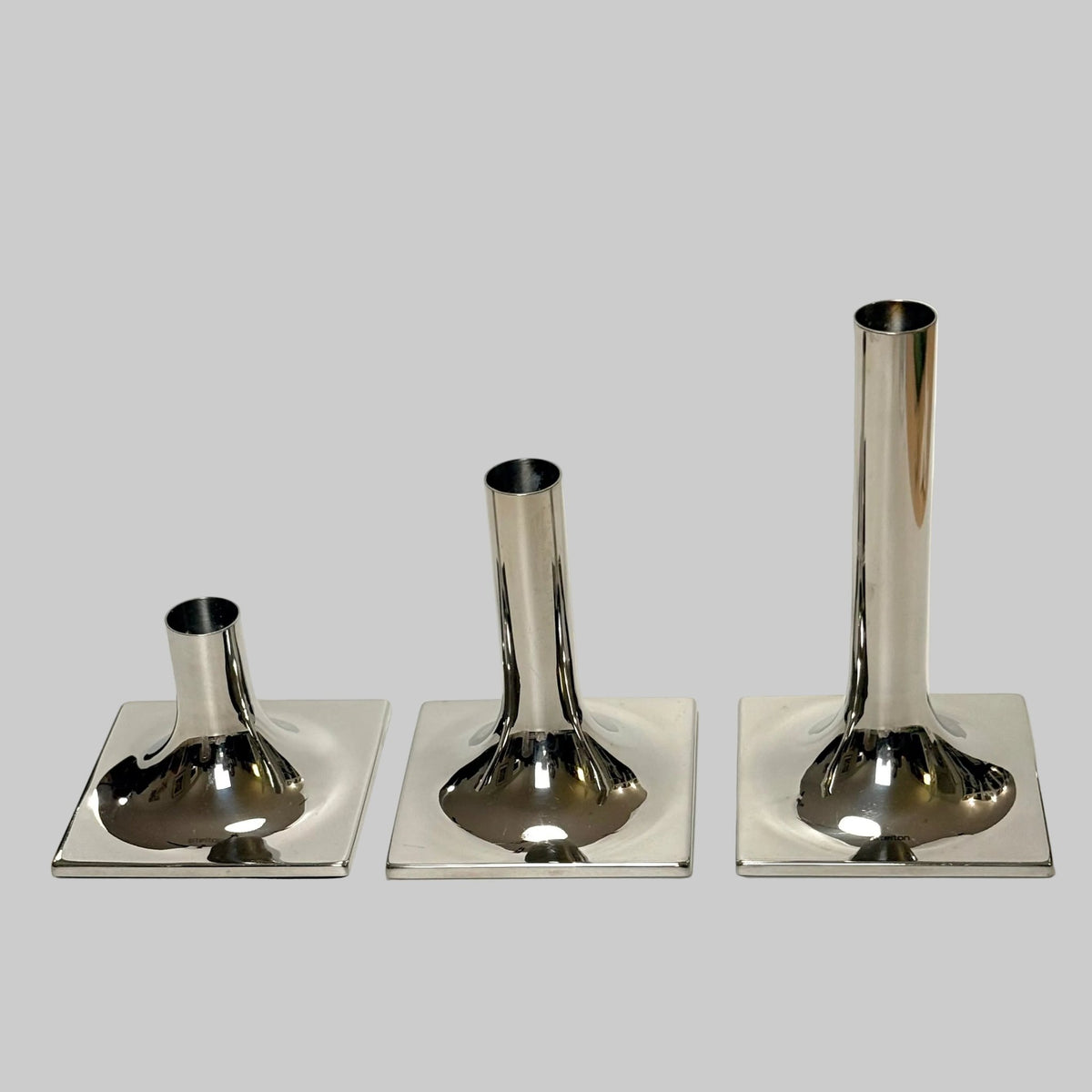 Stelton lysestager i rustfrit stål – design Markus Jehs & Jürgen Laub - Frøken Lilly