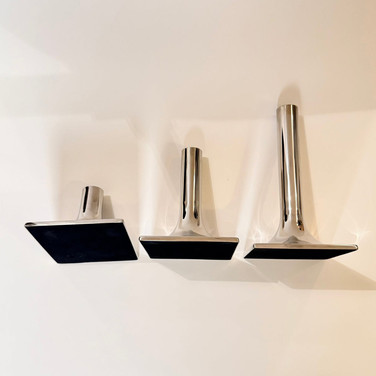 Stelton lysestager i rustfrit stål – design Markus Jehs & Jürgen Laub - Frøken Lilly