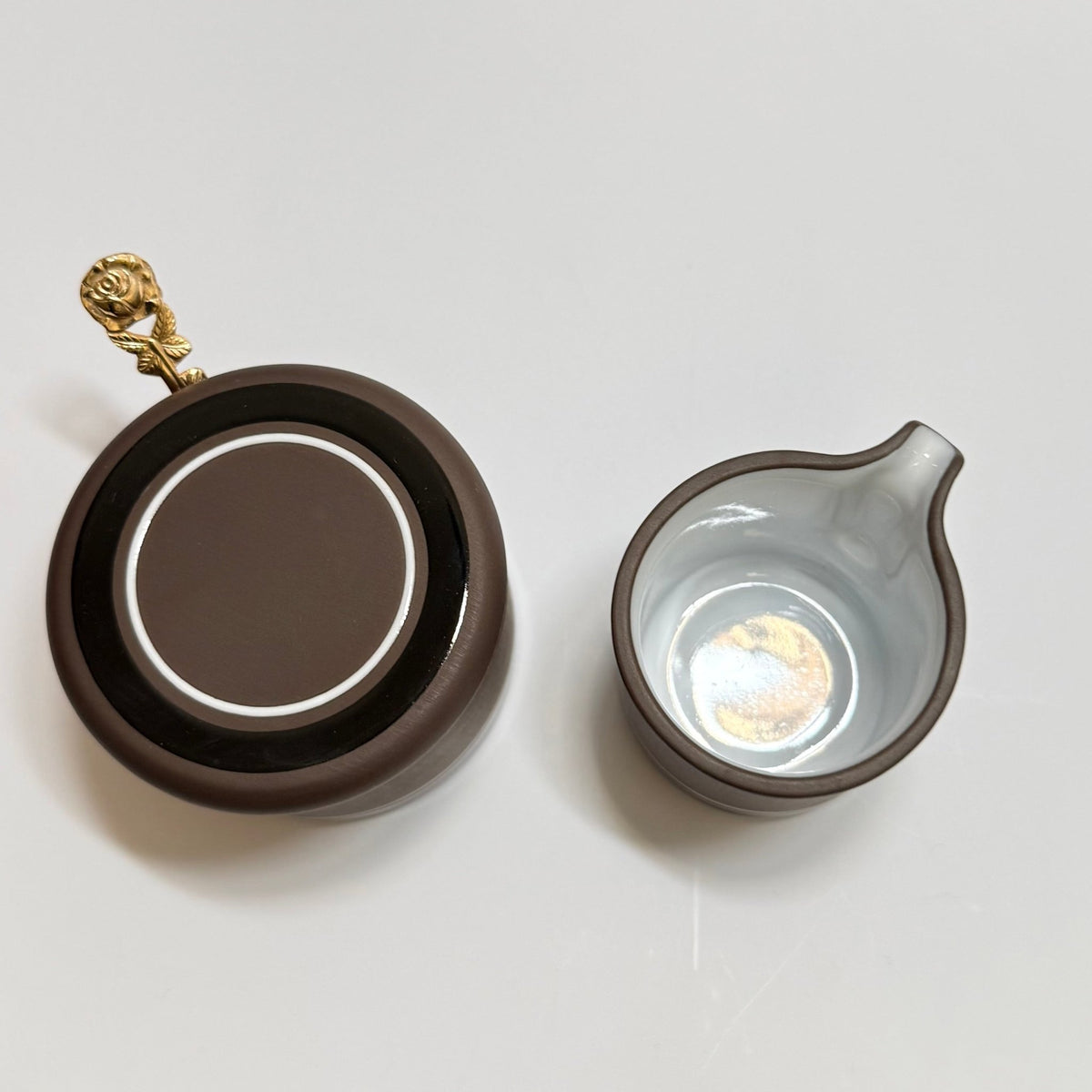 Sukkerskål og flødekandesæt fra Hornsea Pottery Contrast – England, 1978 - Frøken Lilly