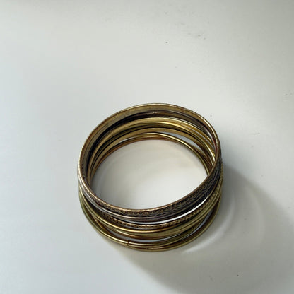 Vintage bangles i metal – 12 stk. - Frøken Lilly