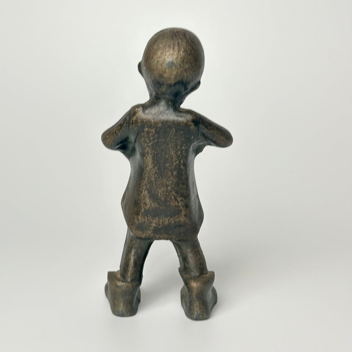 Vintage bronzefigur af pige – 13 cm - Frøken Lilly