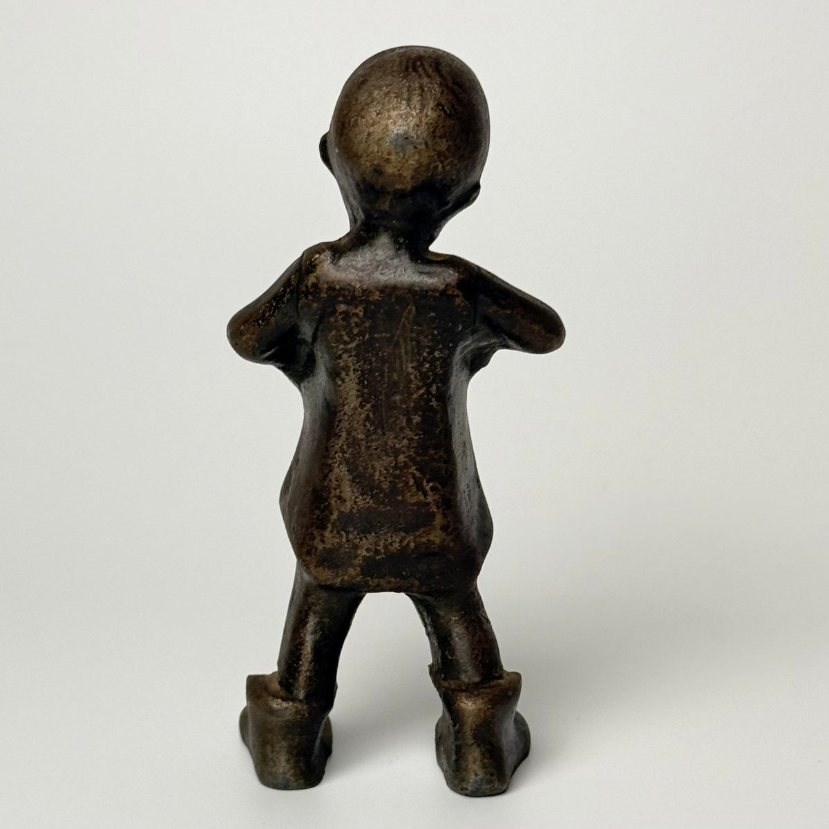 Vintage bronzefigur af pige – 13 cm - Frøken Lilly