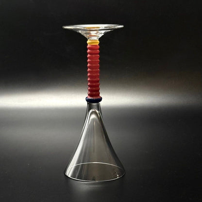 Vintage italienske cocktailglas i postmoderne Memphis-stil – sæt med 5 stk. - Frøken Lilly