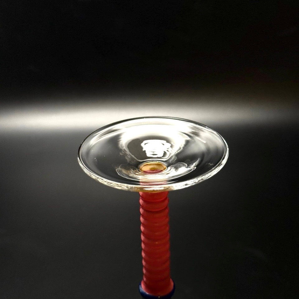 Vintage italienske cocktailglas i postmoderne Memphis-stil – sæt med 5 stk. - Frøken Lilly