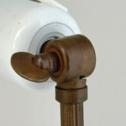 Vintage justerbar lampe i jern-metal - Frøken Lilly