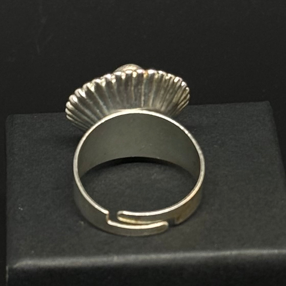 Vintage justerbar ring med dødningehoved - Frøken Lilly