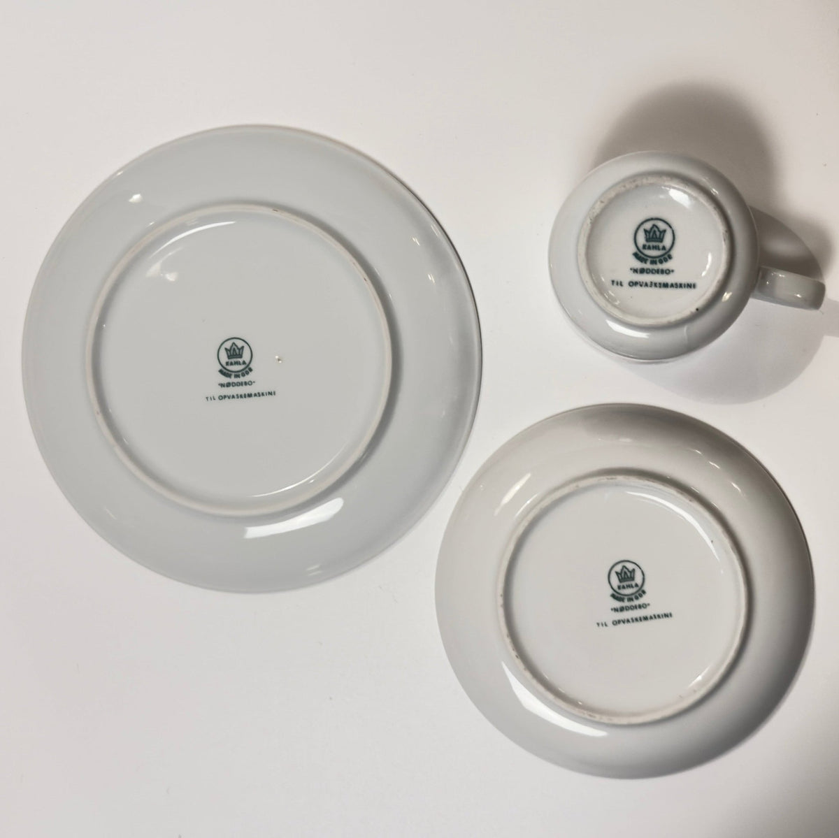 Vintage kaffesæt KAHLA Nøddebo - østtysk DDR keramik - kop, underkop og tallerken 1960 - 70'erne - Frøken Lilly