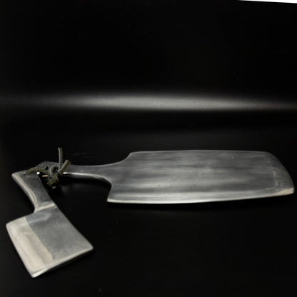 Vintage ostebræt med ostespade i aluminiumslegering - Frøken Lilly